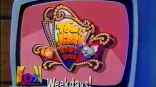 1993 Fox Kids Tom & Jerry Kids Weekdays 10sec promo