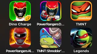 1 Power Rangers Dino Charge 2 TMNT 3 Power Rangers All-Stars 4 Shredder's Revenge 5 TMNT Legends