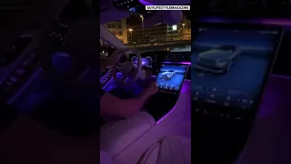 New Mercedes S-Class interior lights