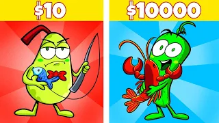 $10 DATE vs $10,000 DATE CHALLENGE by Pear Couple