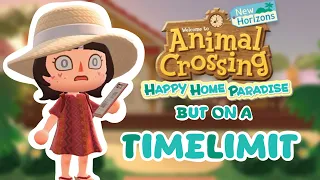 Happy Home Academy... But on a TIME LIMIT | Animal Crossing