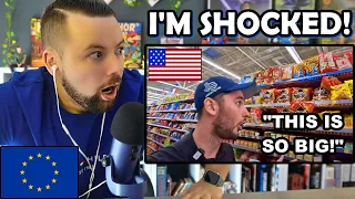 European Reacts to Brits Visit Walmart For The First Time!