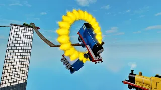 THOMAS THE TANK Crashes Surprises FLIP A ENGINES 2 Thomas the Train Accidents Happen