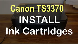Canon TS3370 Ink Cartridge Replacement review.