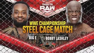 WWE Raw highlights- Bobby Lashley VS Big E Steel Cage match | 27th September 2021|Part2#rawhighlight