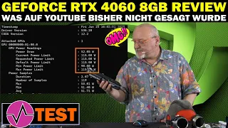 NVIDIA GeForce RTX 4060 8 GB im objektiven Test - Was man auf YouTube bisher nicht erfahren durfte!