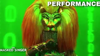 Lion Sings "Bad Guy" by Billie | The Masked Singer AU | Season 1