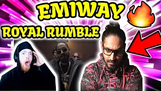 BEST SONG ALL YEAR!🔥👀 | EMIWAY - ROYAL RUMBLE (PROD BY. BKAY) (OFFICIAL MUSIC VIDEO) REACTION