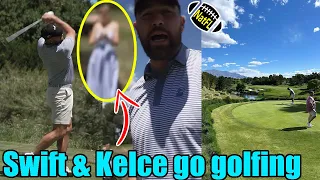 Travis Kelce & Taylor Swift Enjoy a romantic Sunday with a golf outing in Las Vegas