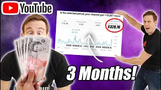 How Much YouTube Paid Me in First 90 Days | Small YouTube Channels Watch This!!