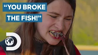 Bird Bites The Head Off A Fish | Alaskan Bush People