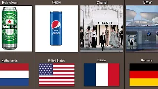 Popular Brands from Different Countries