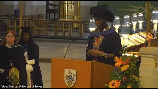 LAW GRADUATION SPEECH| ‘TIME & CHANCE HAPPENS TO THEM ALL’ | University of Surrey