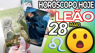 TE ESPIA SEM PARAR 🔎👀 EU TE DIGO QUEM É 🔮 Leão ♌ 28 Maio 2024 Horoscopo do dia de hoje ♌ Tarot Leão