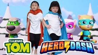 🦸⚡ HEROES WANTED 🦸⚡ - Talking Tom Hero Dash in REAL LIFE Trailer | Kids Skit