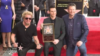 Adam Levine - Hollywood Walk Of Fame Ceremony (Highlights)