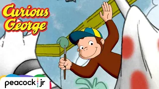 George's Giant Painting! | CURIOUS GEORGE