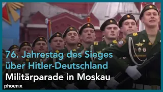 Militärparade zum 76. Jahrestag des Sieges über Hitler-Deutschland