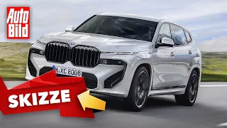 BMW X8 (2021) | Kommt das Luxus-SUV mit mehr als 700 PS? | Skizze