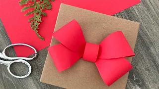 Easy Paper Bow | Paper Craft Ideas | DIY