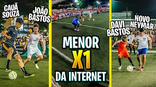 FUI GOLEIRO NO MENOR X1 DA INTERNET! (DAVI BASTOS X NOVO NEYMAR)