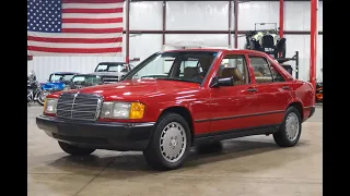 1988 Mercedes 190E For Sale - Walk Around Video (137K Miles)