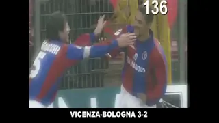 Gol di Roberto Baggio Vicenza Bologna 09 11 1997 FANTASTICO!