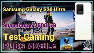 Samsung Galaxy S20 Ultra 120 Hz PUBG Mobile 4 fingers and a full gyroscope Gaming Test 90FPS