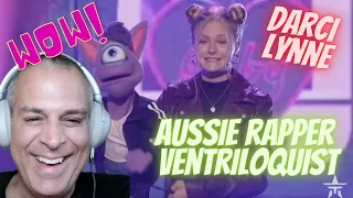 DARCI LYNNE- AMERICA'S GOT TALENT 2019-  DARCI INTRODUCES AUSTRALIAN RAPPING PUPPET-REACTION