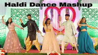 Haldi Dance Mashup Video || Cousins Dance Performance with Bride || Srushti Bore Vlogs #39