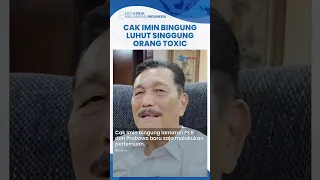 Luhut Minta Prabowo Tak Ajak Orang Toxic di Kabinet, Cak Imin Bingung Tak Paham Sosok yang Dimaksud