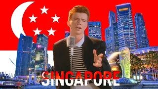 Rick Astley Goes To Singapore