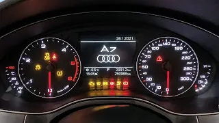 Audi A7 3.0 TDI (2012) Cold Start -8.5 °C