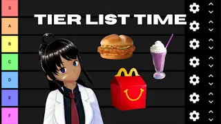 [Tier List] McDonalds menu list