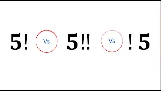 Factorial | Double Factorial | Left Factorial | Sub Factorial