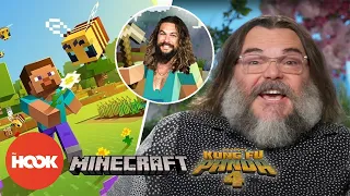 Jack Black Reveals Secret Minecraft World The Movie's Cast | @TheHookOfficial