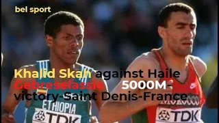 Khalid Skah against Haile Gebreselassie 5000M- victory-Saint Denis-France