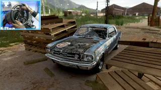 Abandoned 1965 Ford Mustang GT Coupe - Forza Horizon 4 gameplay - Thrustmaster TX Steering Wheel