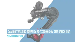 1050451 CAMBIO TRASEIRO TOURNEY RD-TZ500 GS 6V SEM GANCHEIRA