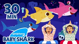 🎃BEST Baby Shark Halloween Songs! | +Compilation | Spooky Monster Sharks | Baby Shark Official