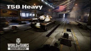 T58 Heavy in Pantano: + 9K direct damage: RECORDED GAME ON PS5.