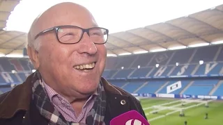 Interview mit Uwe Seeler im Hamburger Volksparkstadion zu seinem 80. Geburtstag