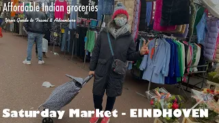 Indians must go to-Saturday Market Eindhoven | Cheap Indian grocery| Hindi Vlog #indiangroceryhaul