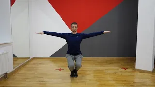 Присядка в Русском танце "Закладка" Самопляс® Russian folk dance