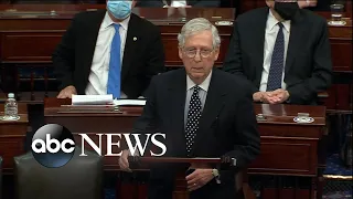 Mitch McConnell delivers remarks on Capitol breach
