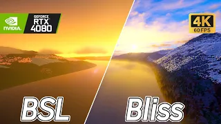 BSL Shaders and Bliss Shaders | Shader Comparison | with Distant Horizons