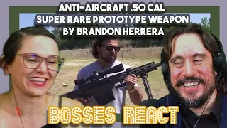 Anti-Aircraft .50 Cal - Super Rare Prototype Weapon by Brandon Herrera | First Time Watching