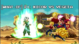 [What-if MOVIE] Vegeta vs Xicor (Super Saiyan 4 vs Ultimate Form) Dragon Ball AF