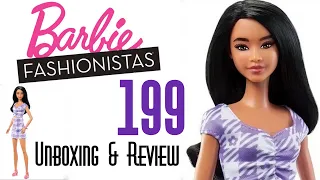 💜 BARBIE FASHIONISTAS 199 GINGHAM 👑 EDMOND'S COLLECTIBLE WORLD 🌎:  UNBOXING & REVIEW #199