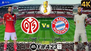 FIFA 23 PS5 - Mainz Vs Fc Bayern Munchen - DFB Pokal - Ps4 Gameplay [4k]